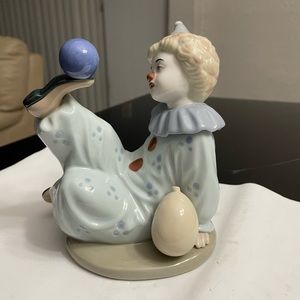 Nadal Porcelain Clown Making Them Smile Figurine
